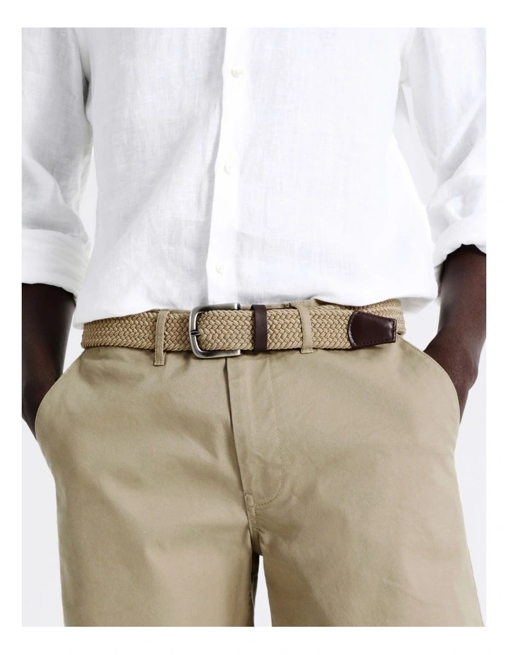 Blaq Beige Woven Belt image 2