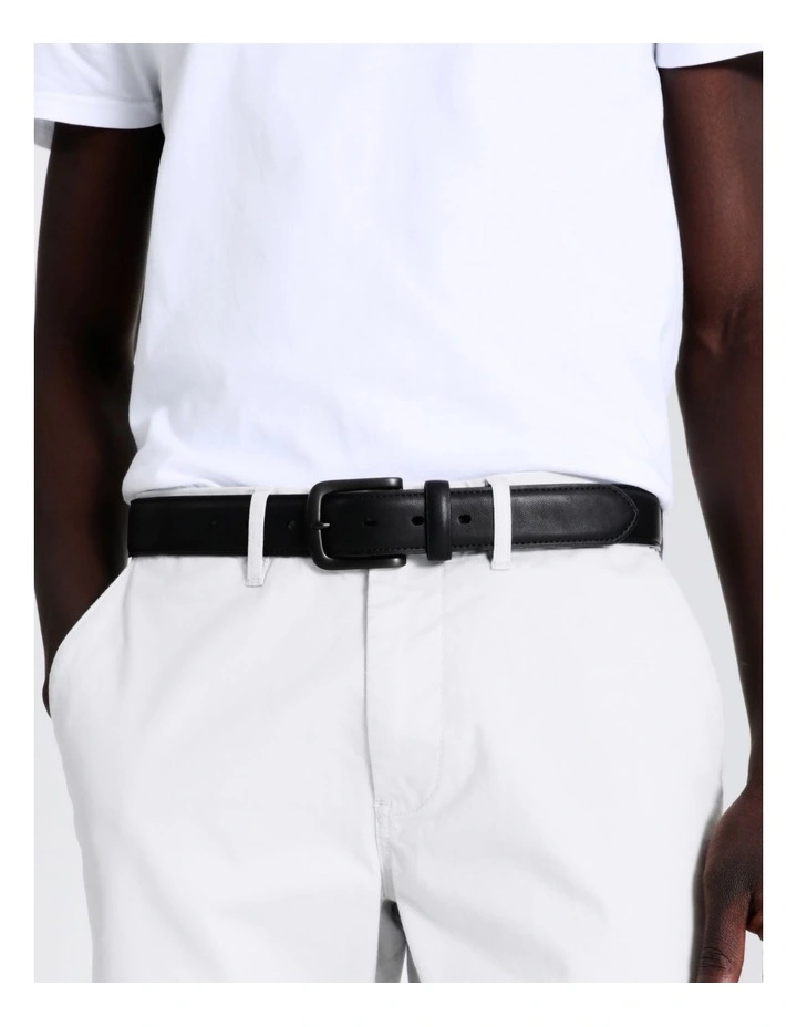 Pin Buckle Belt in Black image 2