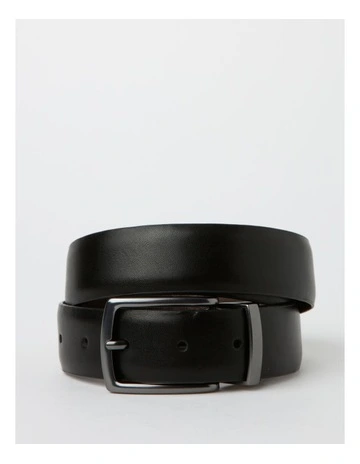 Pin Buckle Reversible Belt in Brown