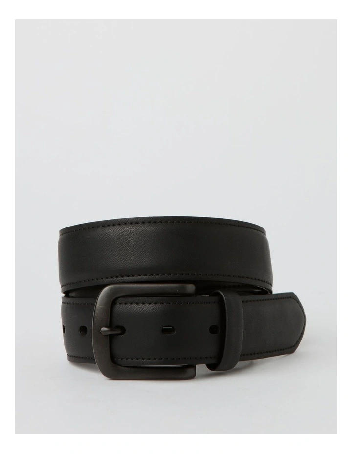 Pin Buckle Belt in Black image 1