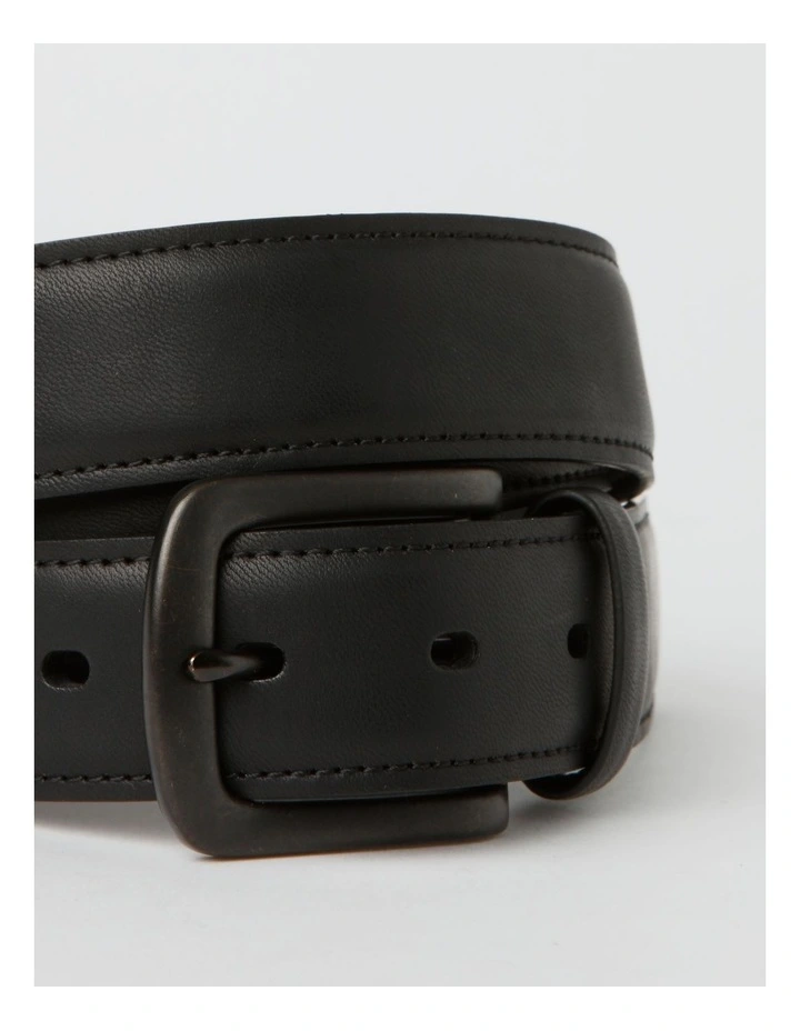 Pin Buckle Belt in Black image 2