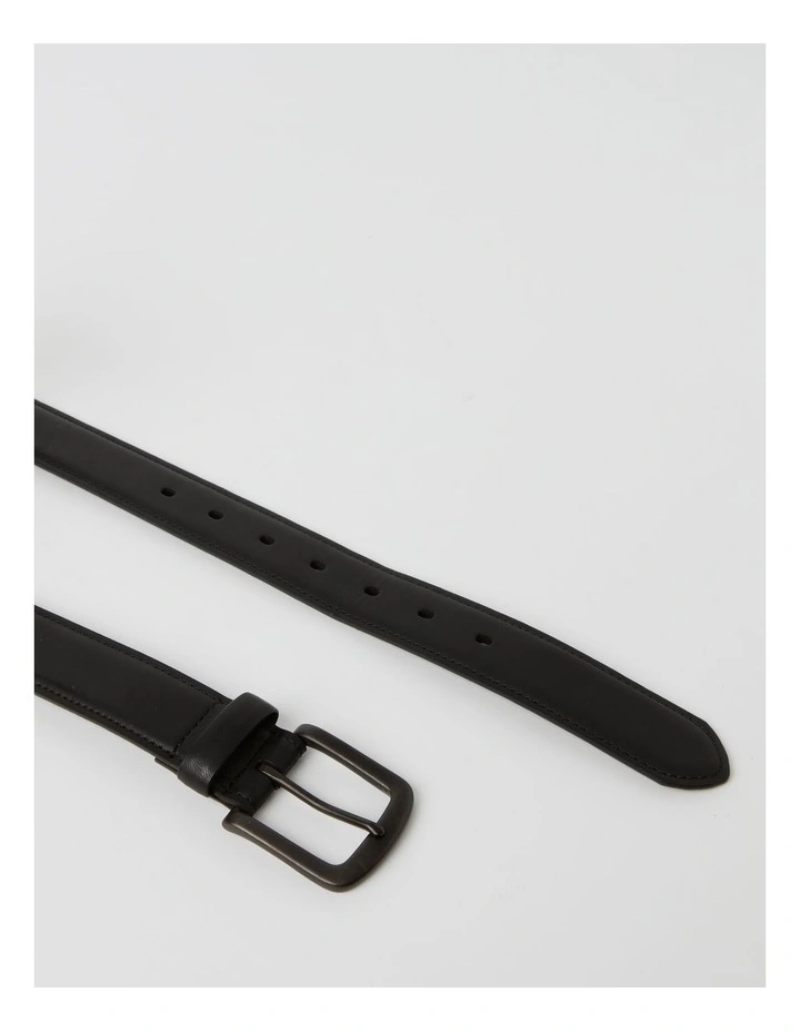 Pin Buckle Belt in Black image 3