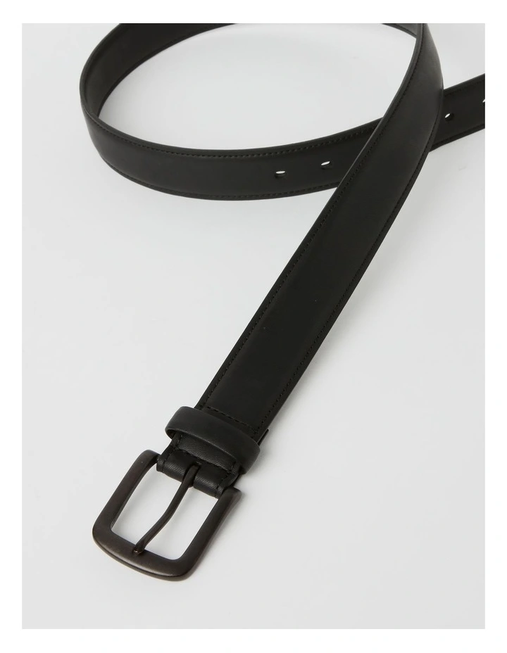 Pin Buckle Belt in Black image 4