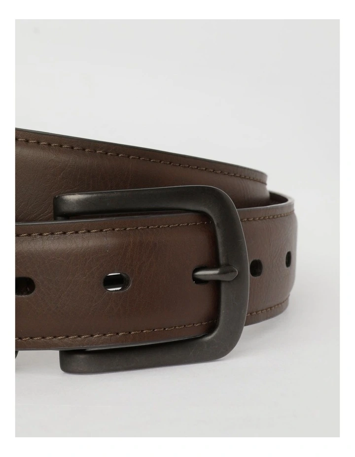 Pin Buckle Belt in Brown image 3