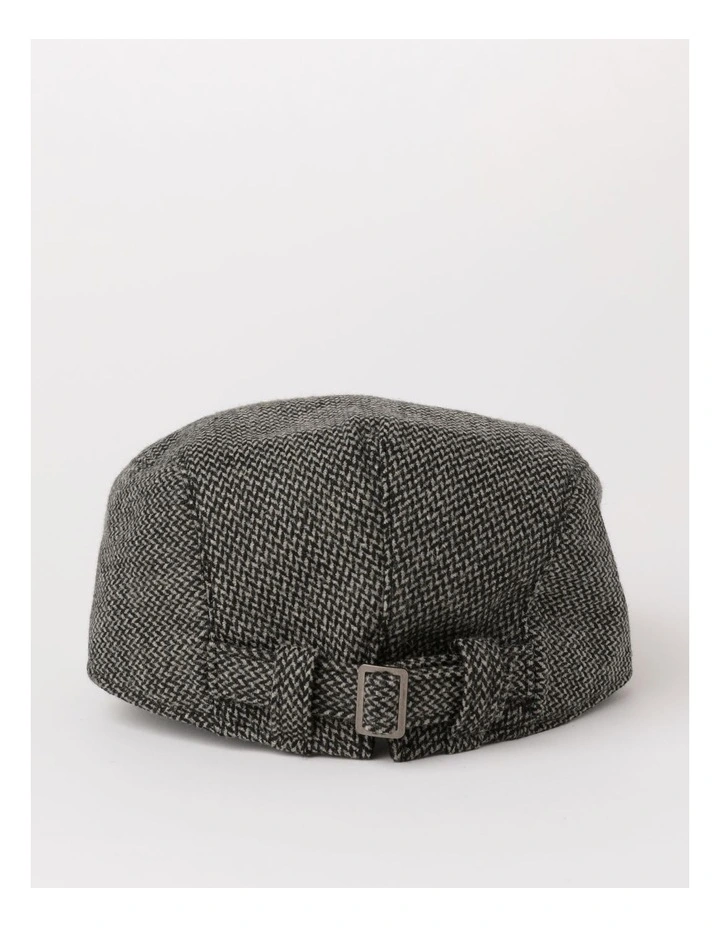 Driving Cap in Dark Grey image 4