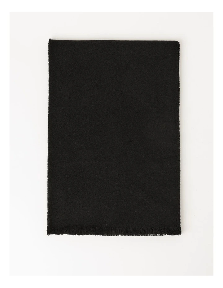 Essential Woven Scarf in Navy image 2