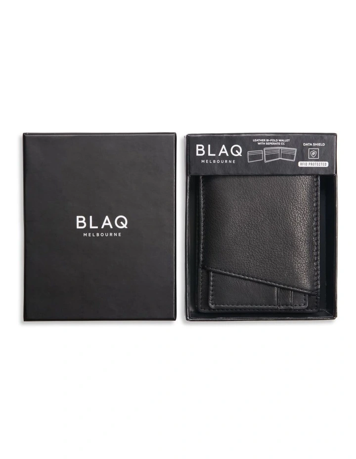 2-IN-1 Wallet & Credit Card Holder Black/Black image 4