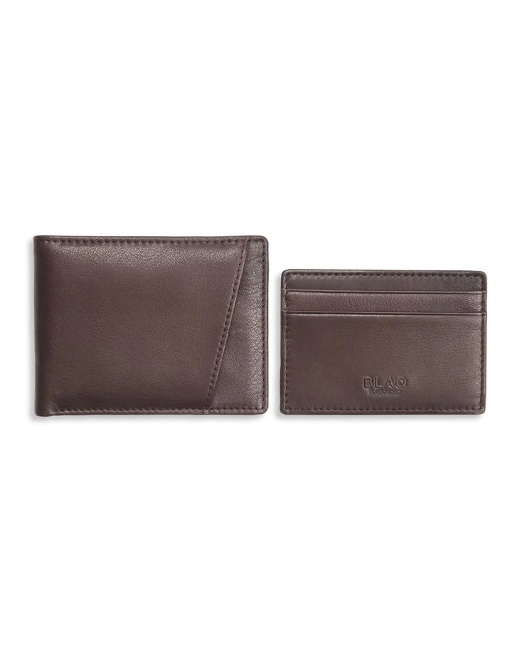 2-IN-1 Wallet & Credit Card Holder Brown/Brown image 1