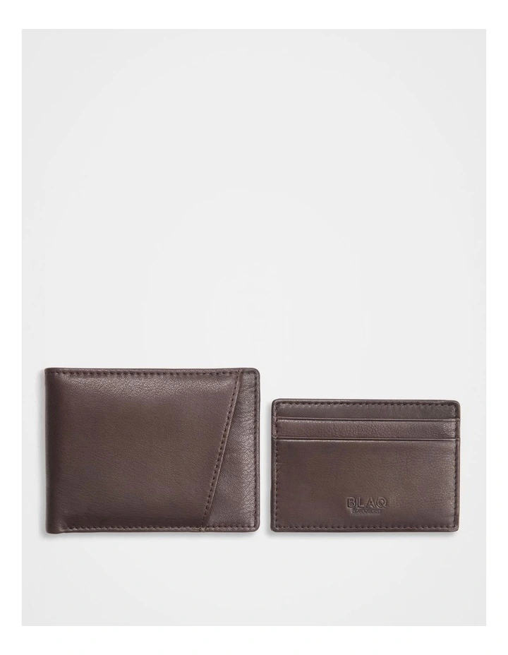 2-IN-1 Wallet & Credit Card Holder Brown/Brown image 2