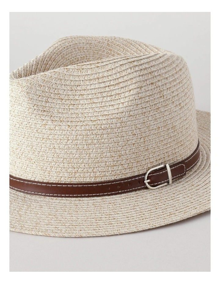 Crushie Panama Hat in Beige Marle image 3