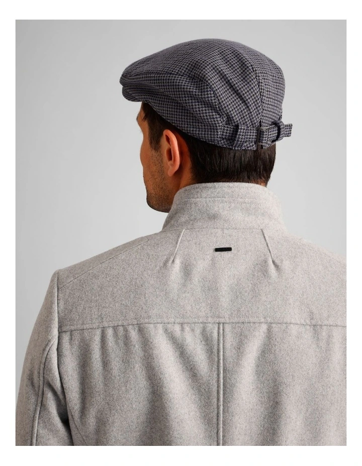 Driving Cap in Smaller Scale Houndstooth image 4