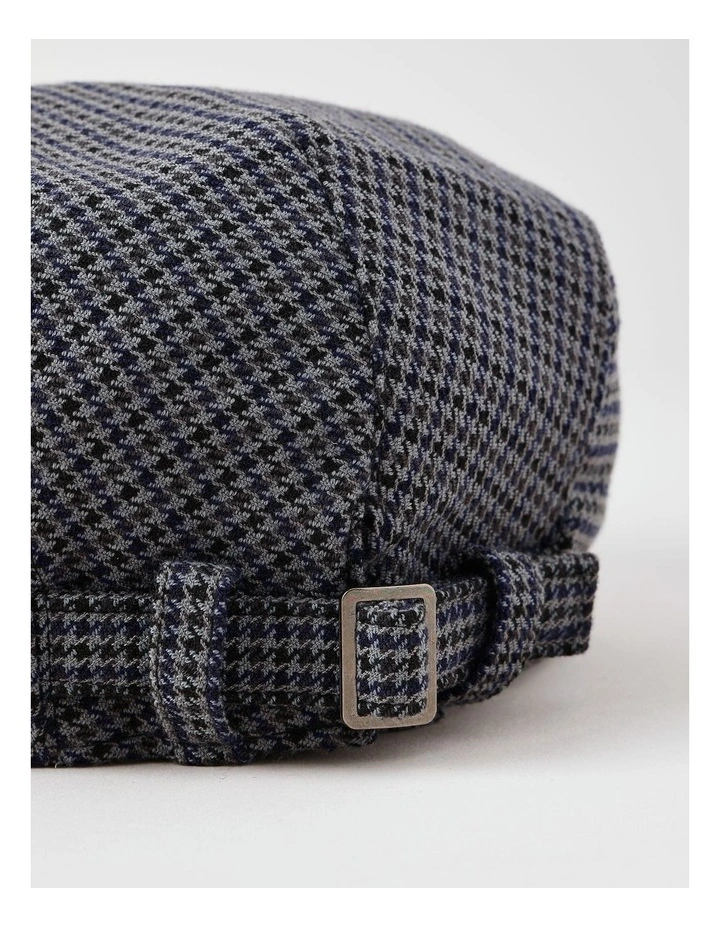 Driving Cap in Smaller Scale Houndstooth image 5