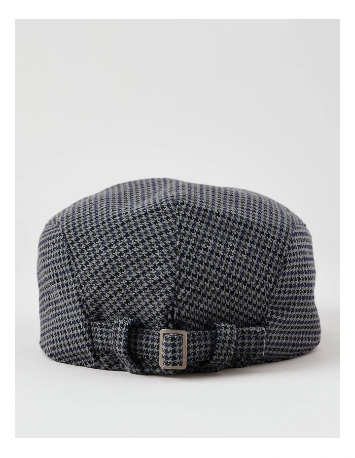 Driving Cap in Smaller Scale Houndstooth image 6
