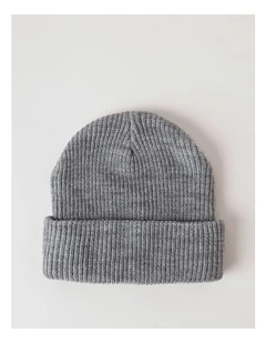 Essential Knit Beanie Grey