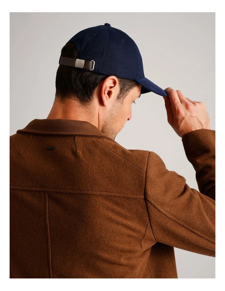 Microsuede Brim Cap Navy image 2