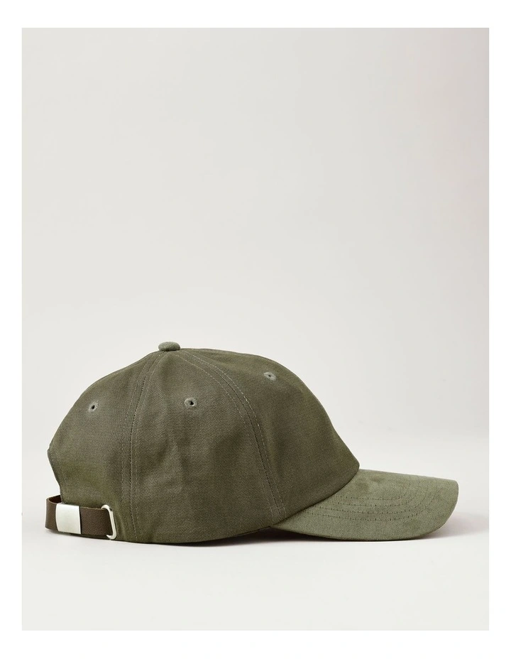 Microsuede Brim Cap Olive image 3