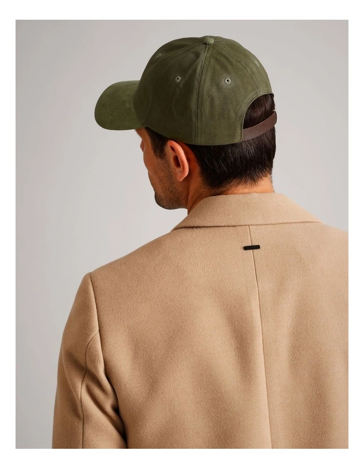 Microsuede Brim Cap Olive image 4