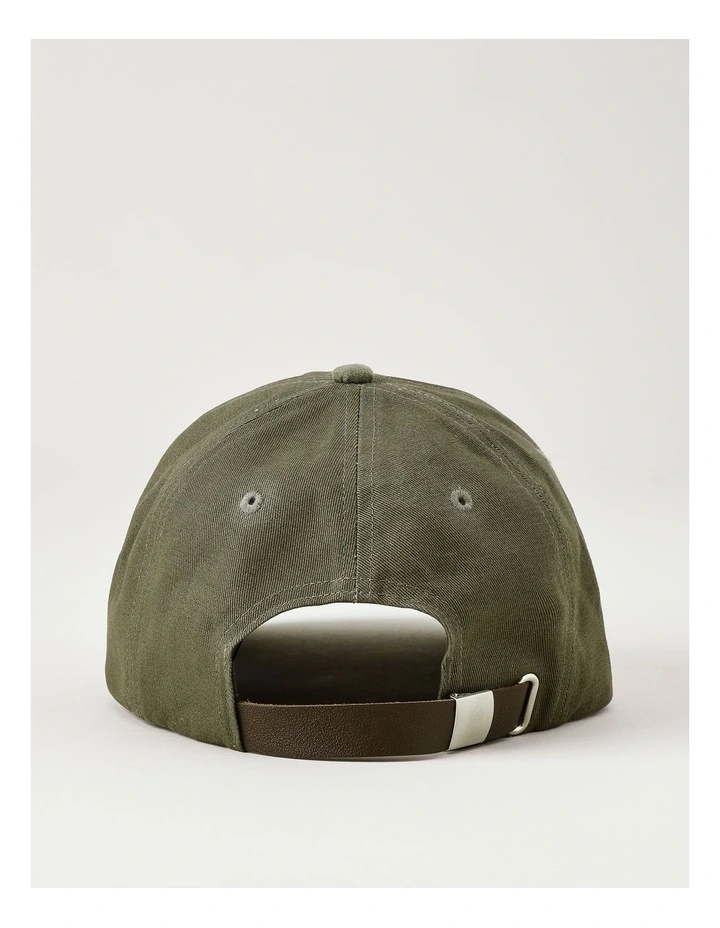 Microsuede Brim Cap Olive image 5