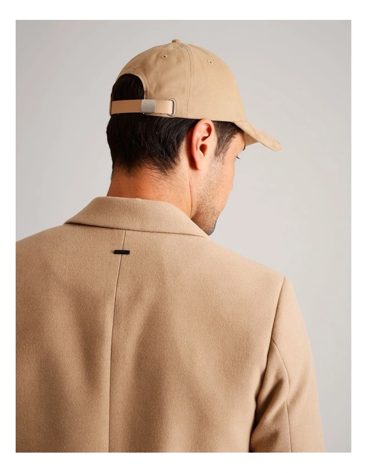 Microsuede Brim Cap Beige image 4
