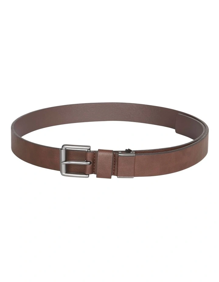 Wallet and Belt Gift Set in Brown image 3