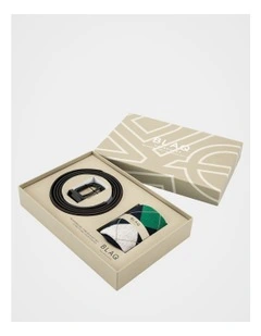 Sock and Belt Gift Set in Multi
