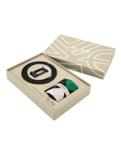 Sock and Belt Gift Set in Multi