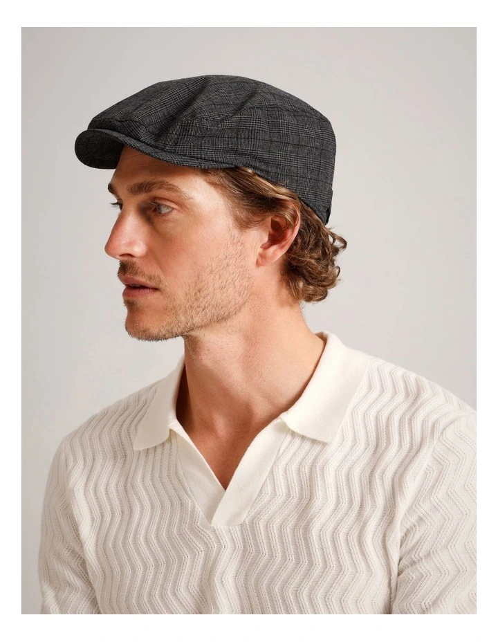 Driving Hat in Charcoal image 2
