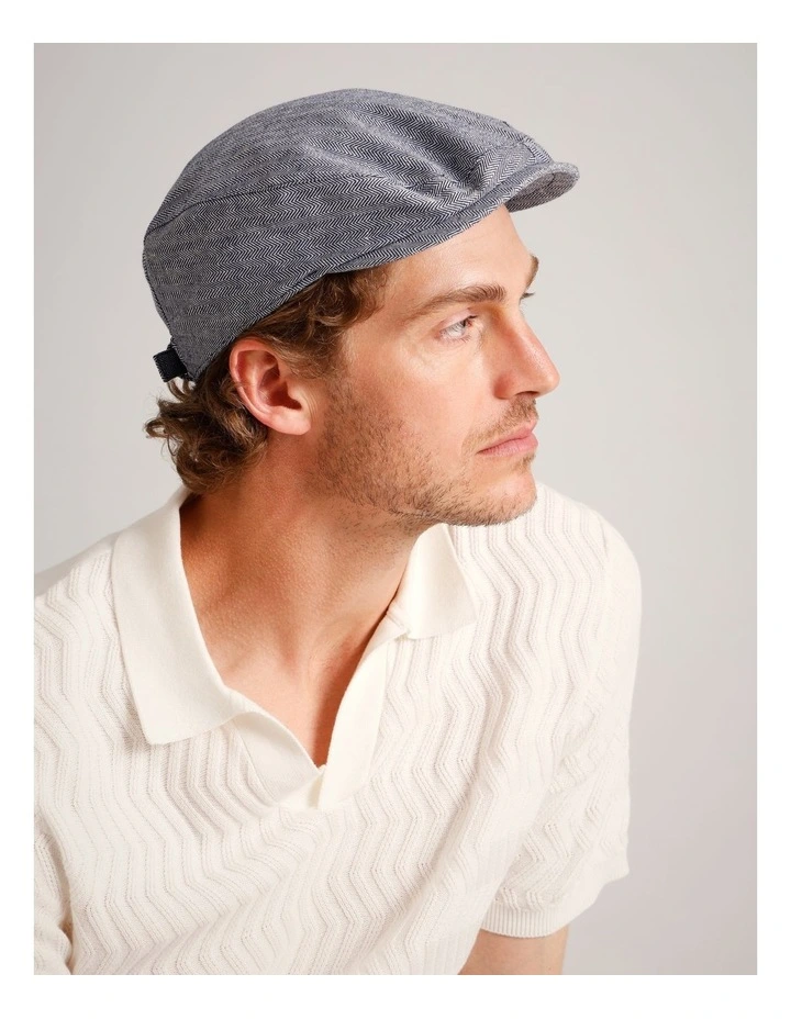 Driving Hat in Navy image 2