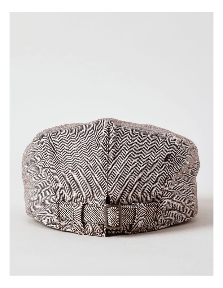 Driving Hat in Beige image 5