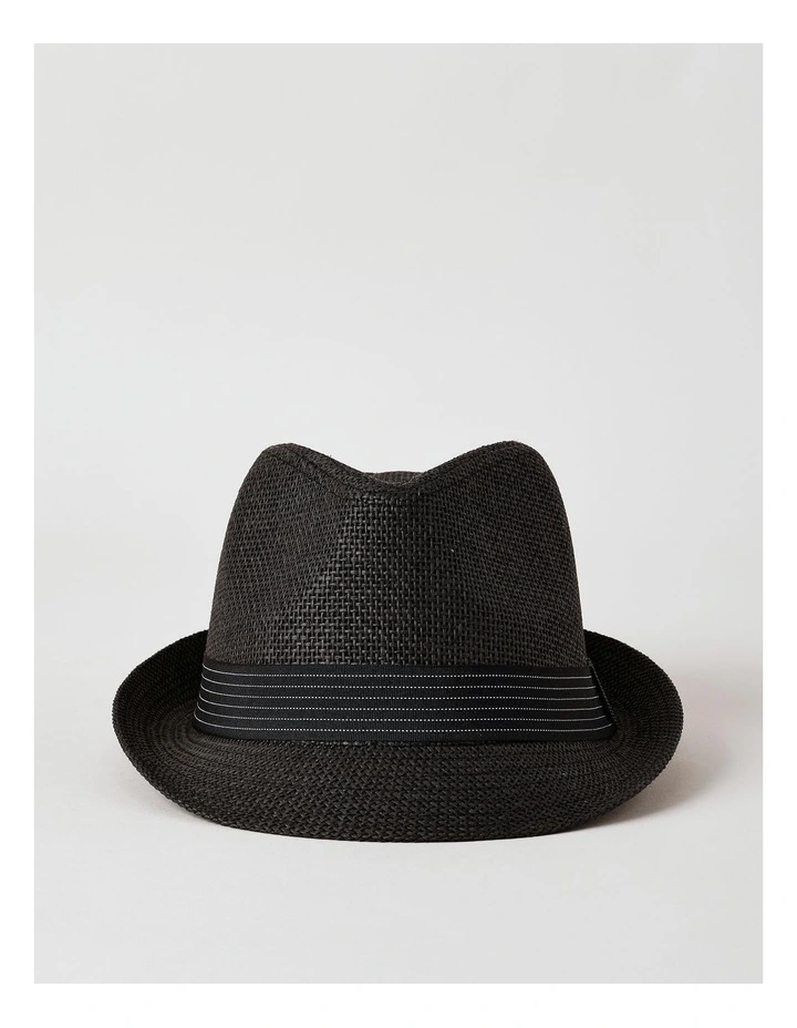 Trilby Hat in Black image 3