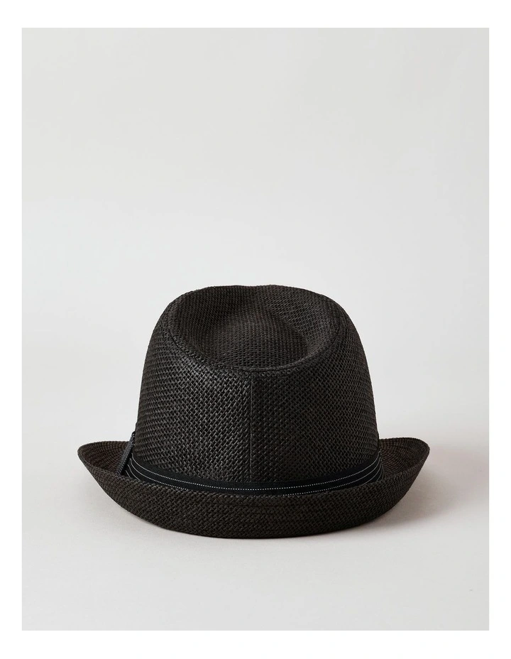 Trilby Hat in Black image 4
