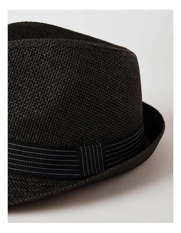 Trilby Hat in Black image 5