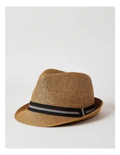 Trilby Hat in Brown