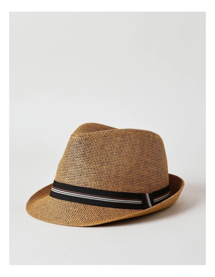 Trilby Hat in Brown image 1
