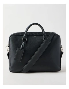 Saffiano Laptop Bag in Black
