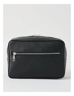 Saffiano Toiletry Bag in Black