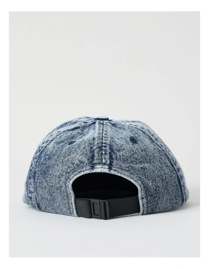 4 Panel Flat Brim Cap in Denim image 5