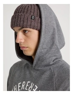 Fisherman Beanie in Grape Marle