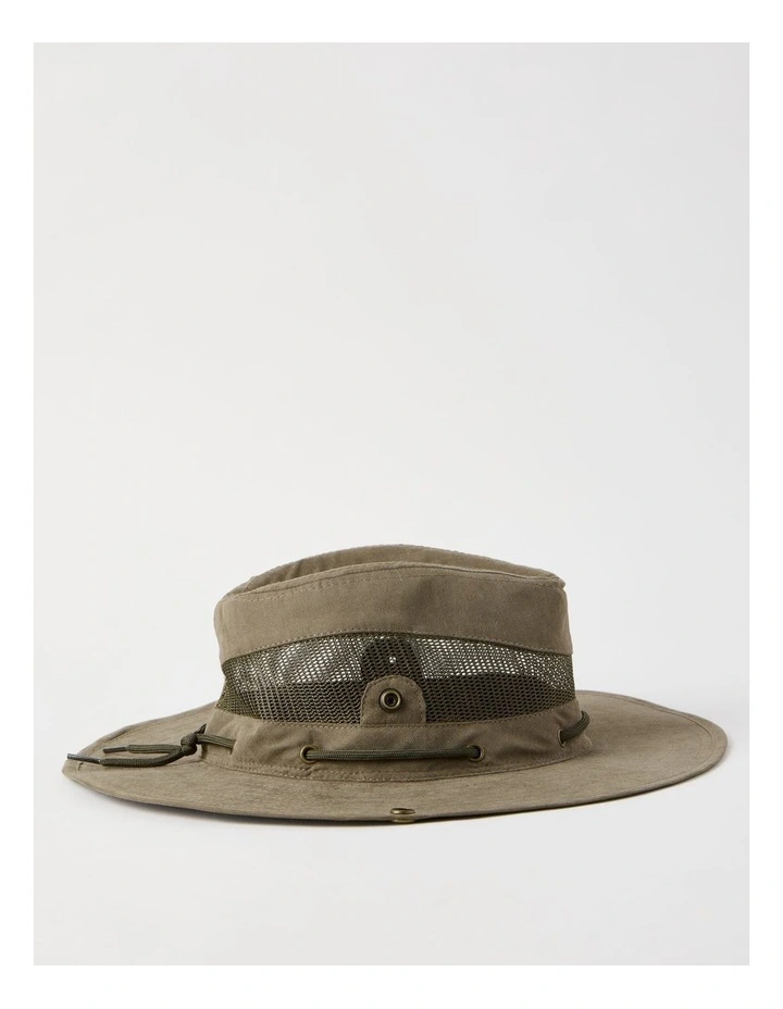 Fishing Hat in Khaki image 3