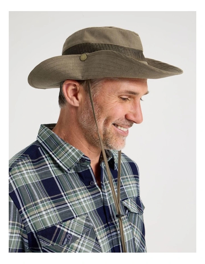 Fishing Hat in Khaki image 4