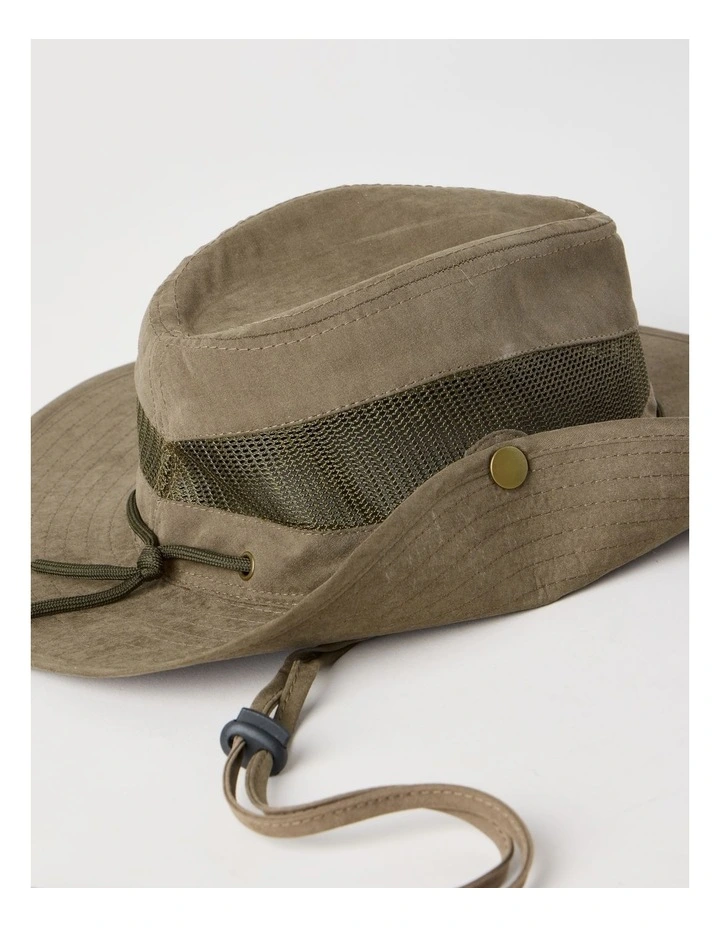 Fishing Hat in Khaki image 6