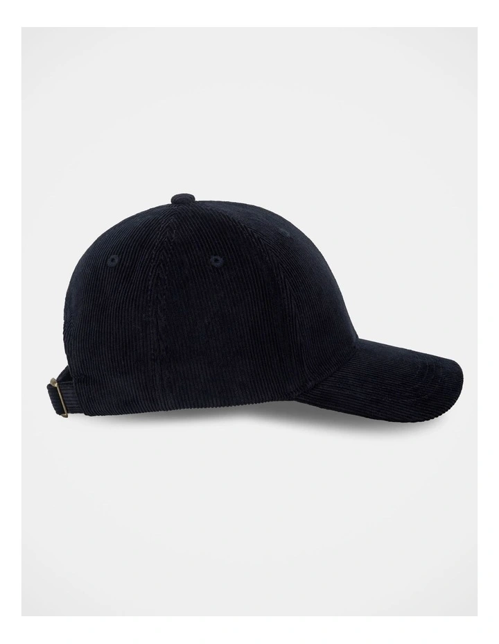 Corduroy Cap  Hat Navy image 2