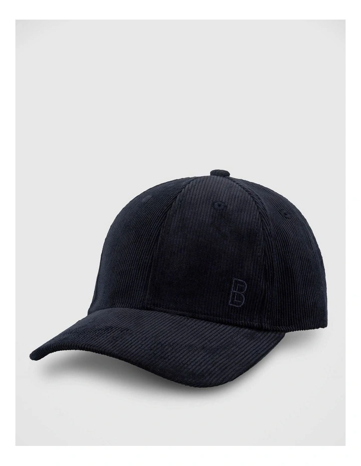 Corduroy Cap  Hat Navy image 3