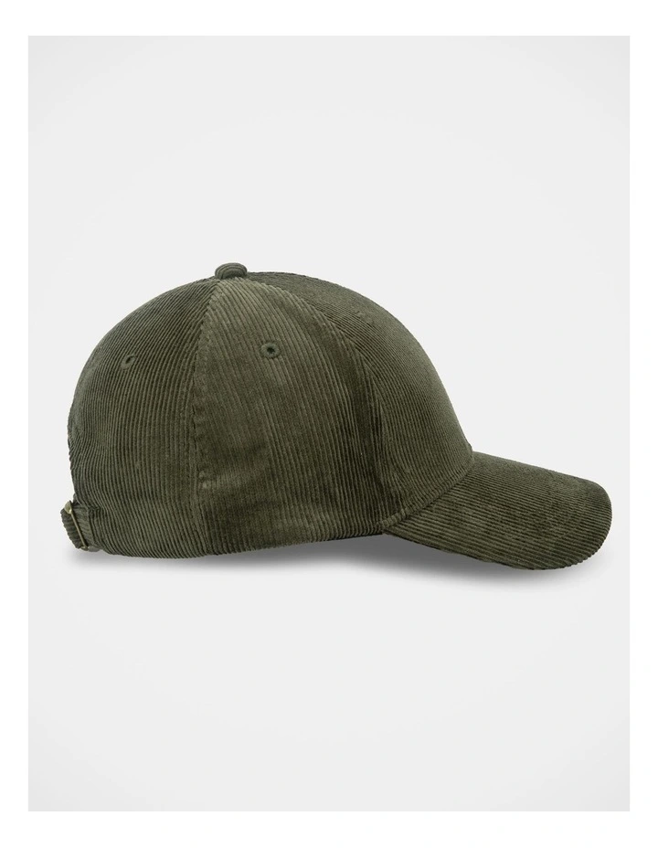 Corduroy Cap Hat Olive image 2