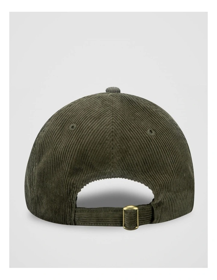Corduroy Cap Hat Olive image 3
