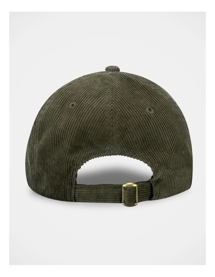 Corduroy Cap Hat Olive image 3