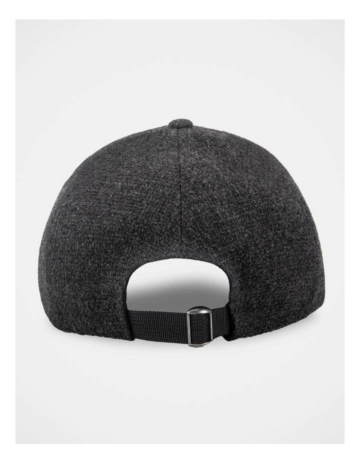 Textured Cap  Hat Charcoal image 3