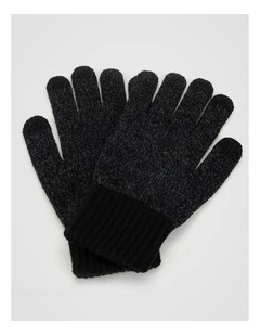 Knitted Glove  Winter Accessory Black