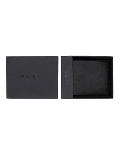 Saffiano Bifold Leather Wallet Black Wallet Black