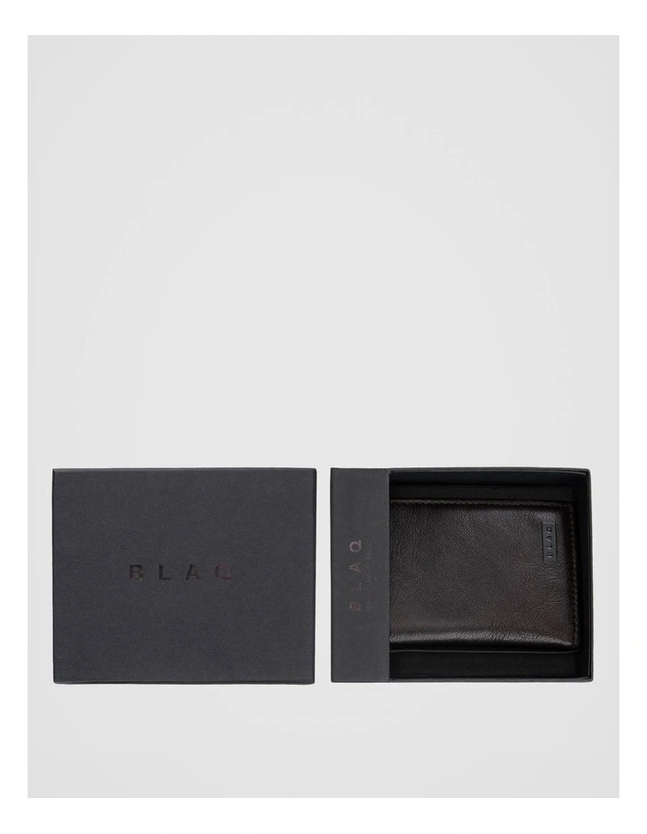 Leather Magnetic Closure Wallet Brown/Burgundy Wallet Brown/Burgundy image 1